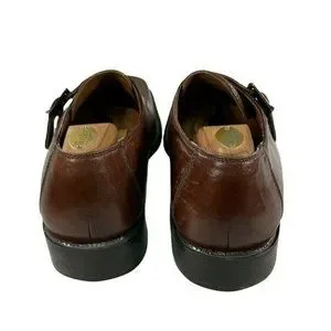 Vintage Stacy Adams Leather Monk Strap Square Toe Dress Shoe Stacy Adams | Shoes | Stacy Adams Vtg Mens Size 5m Brown  main image 4